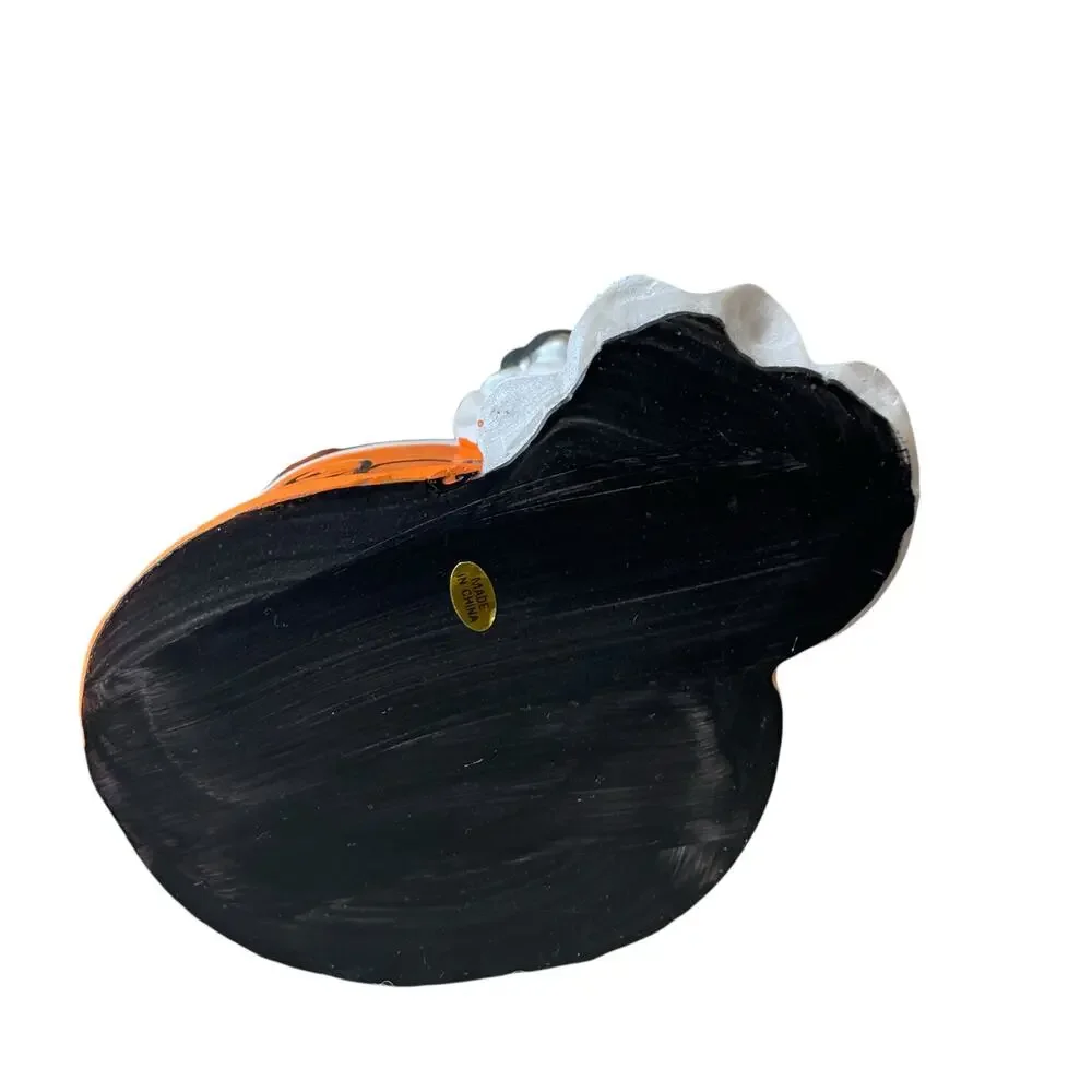 Candy Corn Lane Witch Figurine 14in Black Orange White Halloween Decor New
